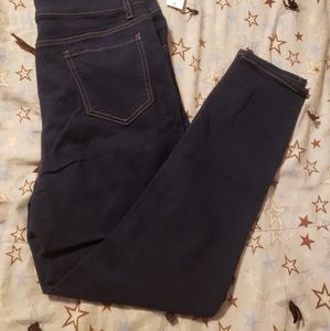 high rise skinny jeans